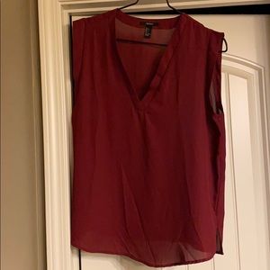 Forever 21 v-neck sleeveless top
